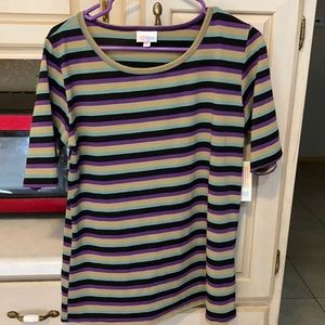 XL Lularoe Gigi! Brand new with tags! Black, purple, tan and blue color